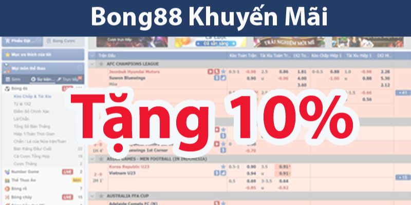 Chương trình khuyến mãi Bong88 có gì đặc biệt?